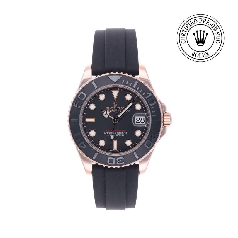 Rolex Certified Pre-owned Yacht-Master M268655-0002 front on white background