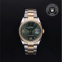 Rolex Certified Pre-owned Datejust M126233-0026 front on black background