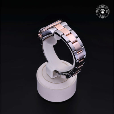 Rolex Certified Pre-owned Lady Datejust M178341-0010 front on black background