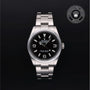 Rolex Certified Pre-owned Explorer M124270-0001 front on black background