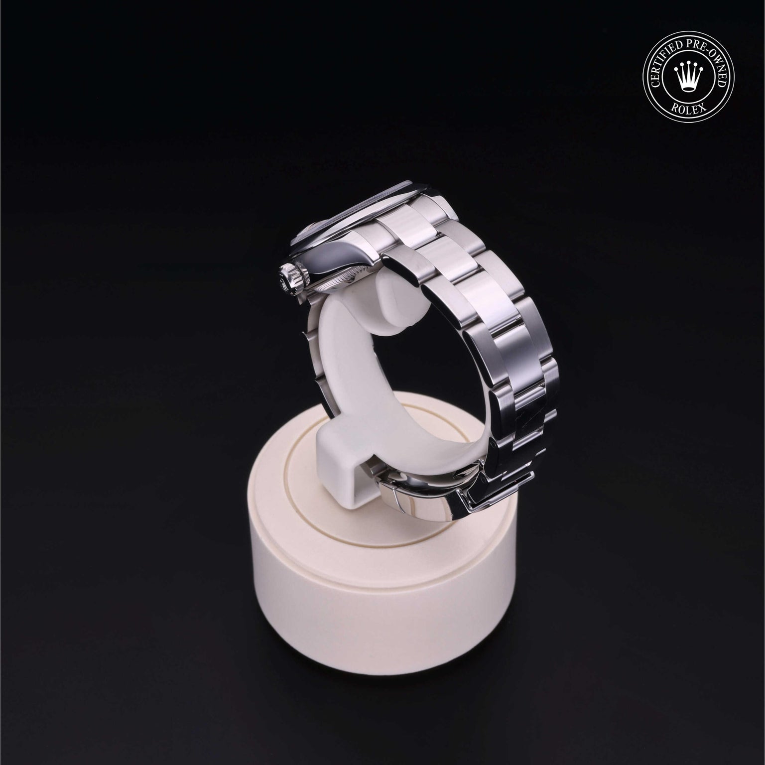 Rolex Certified Pre-owned Lady Datejust M279160-0010 front on black background