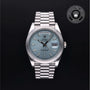 Rolex Certified Pre-owned Day-date M228206-0004 front on black background