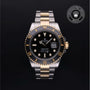 Rolex Certified Pre-owned Submariner M126613LN-0002 front on black background