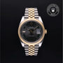 Rolex Certified Pre-owned Datejust M126333-0020 front on black background