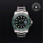 Rolex Certified Pre-owned Submariner M116610LV-0002 front on black background