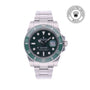 Rolex Certified Pre-owned Submariner M116610LV-0002 front on white background