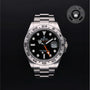 Rolex Certified Pre-owned Explorer M226570-0002 front on black background