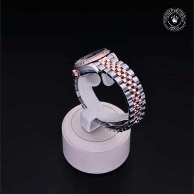 Rolex Certified Pre-owned Lady Datejust M279171-0011 front on black background