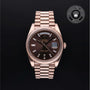 Rolex Certified Pre-owned Day-date M228235-0003 front on black background