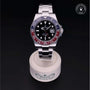 Rolex Certified Pre-owned GMT II M126710BLRO-0001 front on black background
