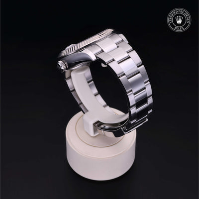 Rolex Certified Pre-owned Sky-Dweller M326934-0001 front on black background