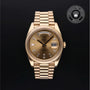 Rolex Certified Pre-owned Day-date M228238-0005 front on black background