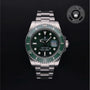 Rolex Certified Pre-owned Submariner M116610LV-0002 front on black background