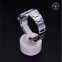 Rolex Certified Pre-owned Datejust M126300-0017 front on black background