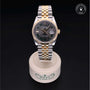 Rolex Certified Pre-owned Datejust M126233-0035 front on black background