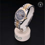 Rolex Certified Pre-owned Datejust M126233-0035 front on black background