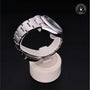 Rolex Certified Pre-owned Oyster Perpetual M124300-0005 front on black background