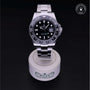 Rolex Certified Pre-owned GMT M116710LN-0001 front on black background