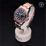 Rolex Certified Pre-owned GMT M126715CHNR-0001 front on black background