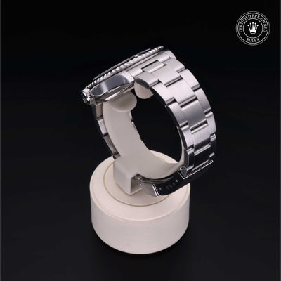 Rolex Certified Pre-owned Submariner Non Date M14060M-0004 front on black background