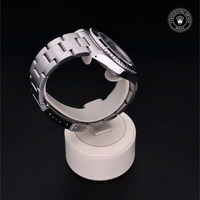 Rolex Certified Pre-owned Submariner Non Date M14060M-0004 front on black background