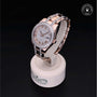 Rolex Certified Pre-owned Pearlmaster M81285-0013 front on black background