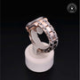 Rolex Certified Pre-owned Pearlmaster M81285-0013 front on black background