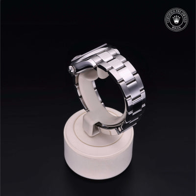 Rolex Certified Pre-owned Lady Datejust M178240-0034 front on black background