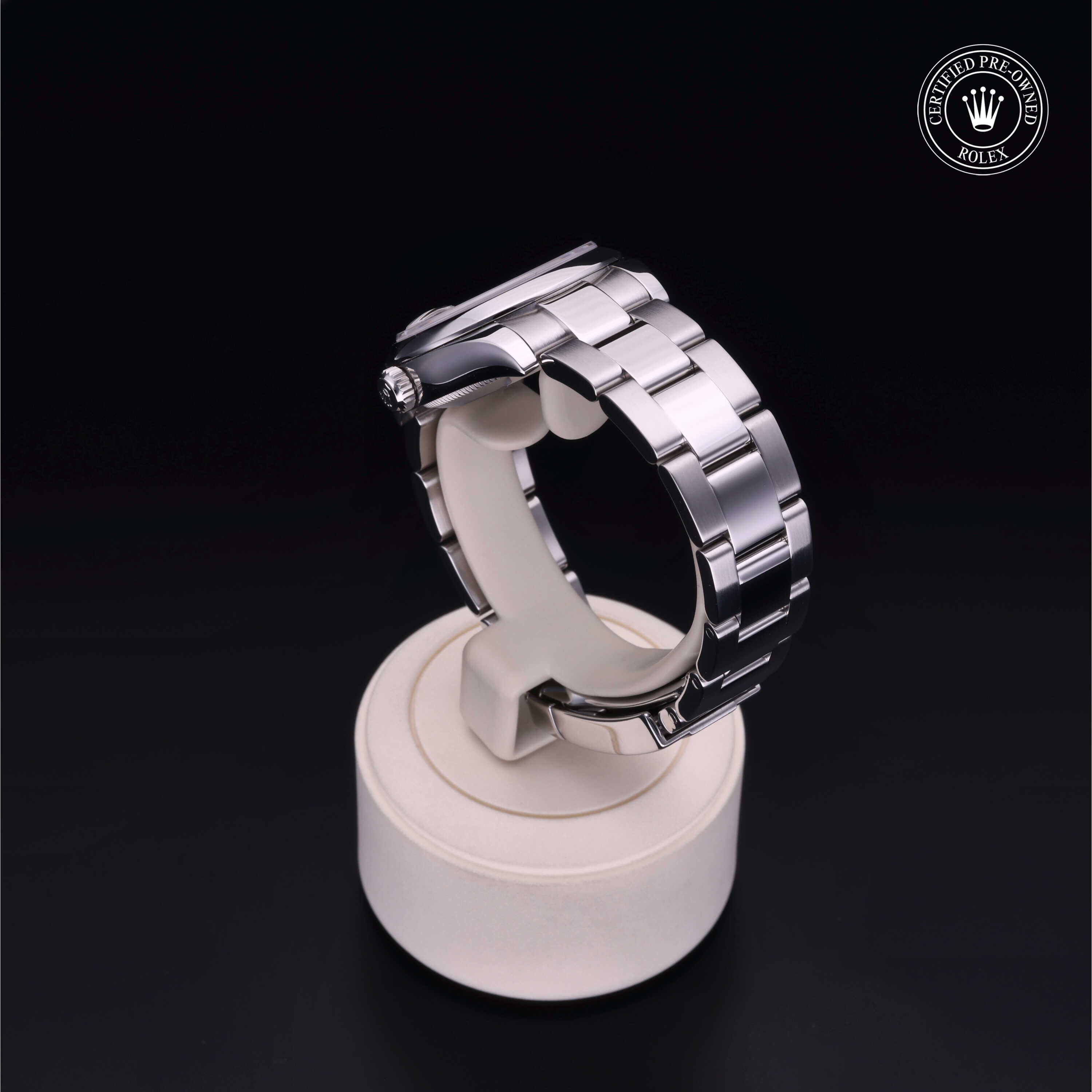 Rolex Certified Pre-owned Lady Datejust M178240-0034 front on black background