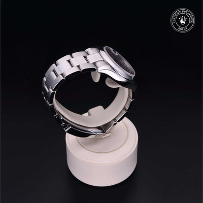 Rolex Certified Pre-owned Lady Datejust M178240-0034 front on black background