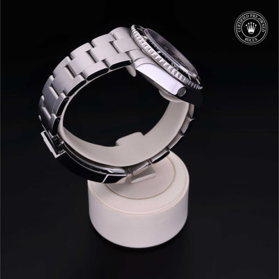 Rolex Certified Pre-owned Sea-Dweller M116600-0003 front on black background