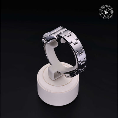 Rolex Certified Pre-owned Date M69240-0004 front on black background