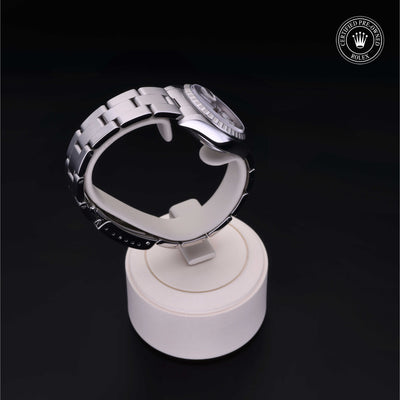 Rolex Certified Pre-owned Date M69240-0004 front on black background