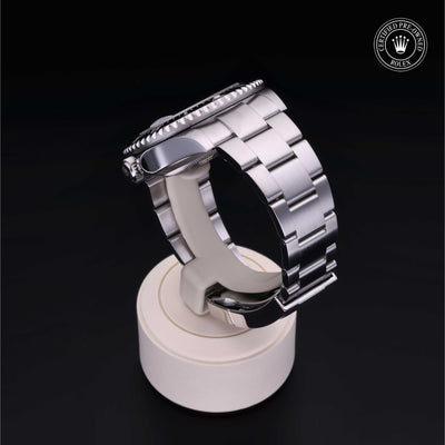 Rolex Certified Pre-owned Sea-Dweller M126600-0001 front on black background