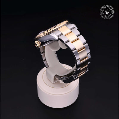 Rolex Certified Pre-owned Sky-Dweller M326933-0002 front on black background