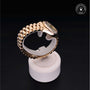 Rolex Certified Pre-owned Lady Datejust M279178-0007 front on black background