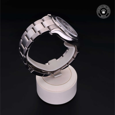 Rolex Certified Pre-owned Daytona M116509-0045 front on black background