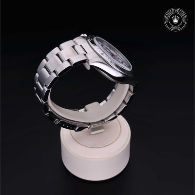 Rolex Certified Pre-owned Daytona M16520-0001 front on black background