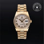 Rolex Certified Pre-owned Day-date M118238-0051 front on black background