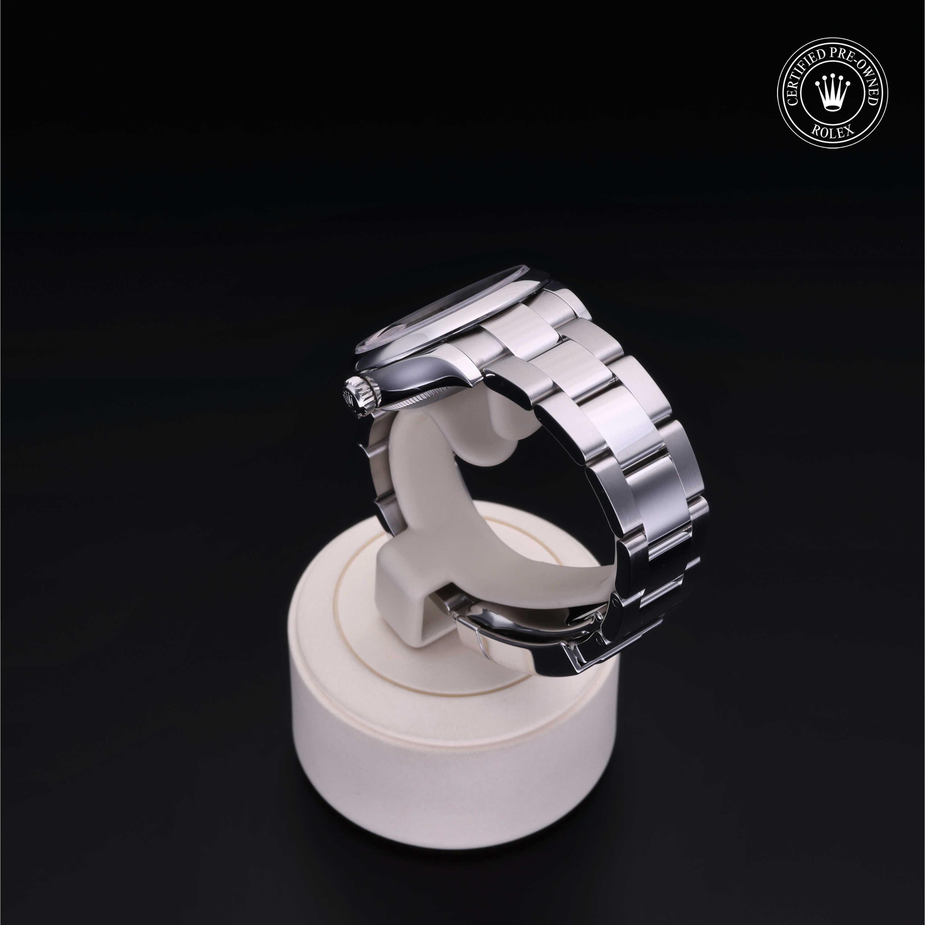 Rolex Certified Pre-owned Lady Datejust M278240-0001 front on black background