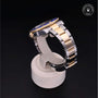 Rolex Certified Pre-owned Submariner Date M116613LB-0005 front on black background
