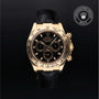 Rolex Certified Pre-owned Daytona M116518-0036 front on black background