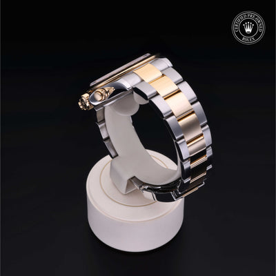 Rolex Certified Pre-owned Daytona M116523-0022 front on black background