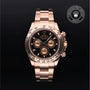 Rolex Certified Pre-owned Daytona M116505-0002 front on black background