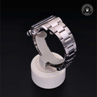 Rolex Certified Pre-owned Daytona M116509-0019 front on black background
