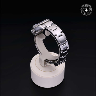 Rolex Certified Pre-owned Lady Datejust M279384RBR-0016 front on black background