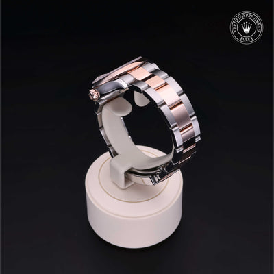 Rolex Certified Pre-owned Lady Datejust M278241-0027 front on black background