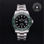 Rolex Certified Pre-owned Submariner M126610LV-0002 front on black background