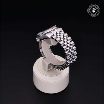 Rolex Certified Pre-owned Lady Datejust M178274-0008 front on black background