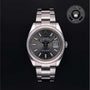 Rolex Certified Pre-owned Datejust M126334-0017 front on black background